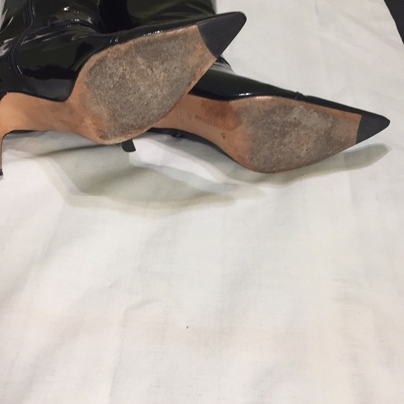 Luciano Padovan Patent Boots - Picture 6 of 8